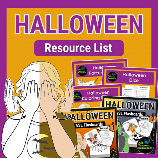 ASL Halloween Resources List