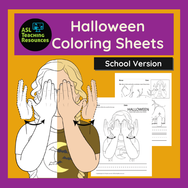 Halloween Coloring Pages – School Version