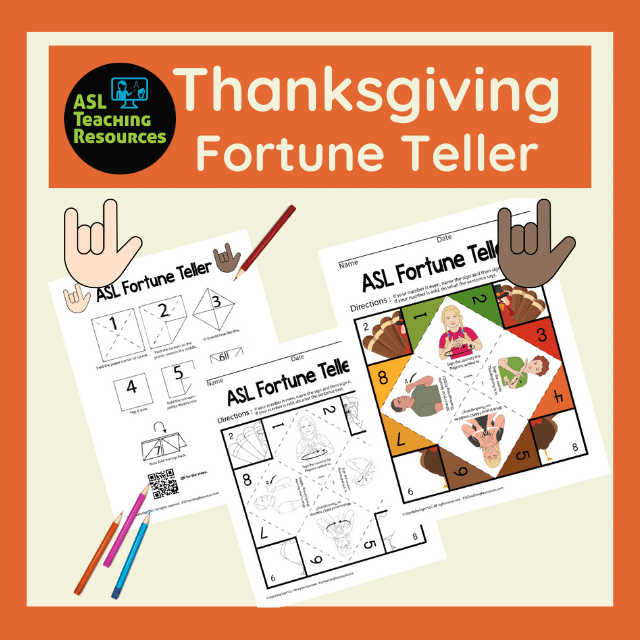 Paper Fortune Teller Game – Thanksgiving Day