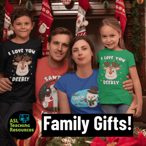 Sign Language Christmas Shirts for the Family