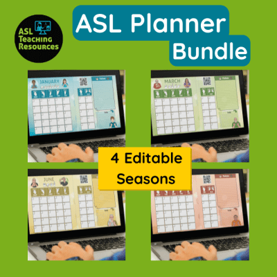 ASL Planner Editable Bundle