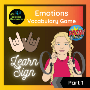 Boom Cards Distant Learning: Emotions Vocabulary Part 1
