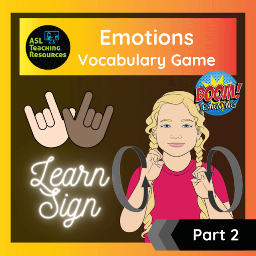 Boom Cards Distant Learning: Emotions Vocabulary Part 2