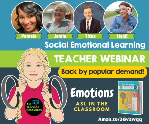 Social-Emotional Learning support for Emotions with Sign Language webinar