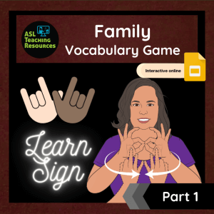 Family Vocabulary Game - Part 1