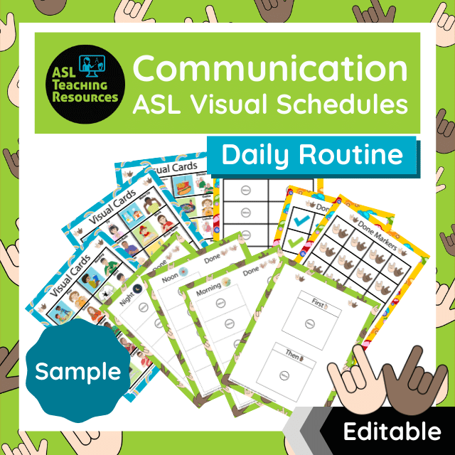 Daily Routines in ASL – Sample