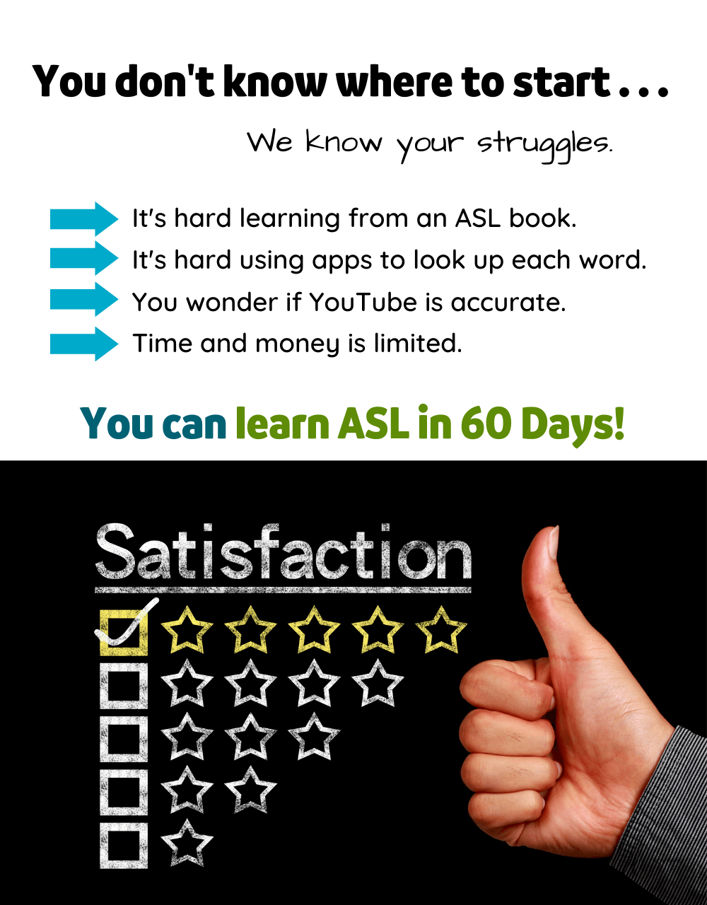 asl course you can do it thumbs up image