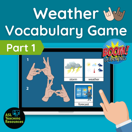 Boom Distant Learning: Weather Vocabulary Part 1