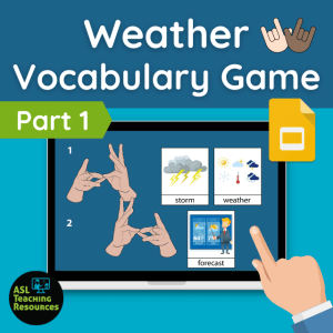 Weather Vocabulary Game - Part 1