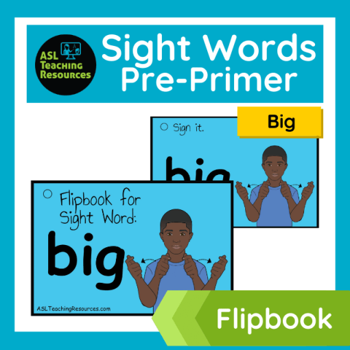 Sight Words - Flipbook BIG