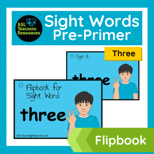 Sight Words - Flipbook THREE