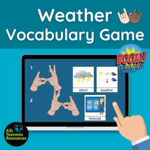 Boom Distant Learning: Weather Vocabulary
