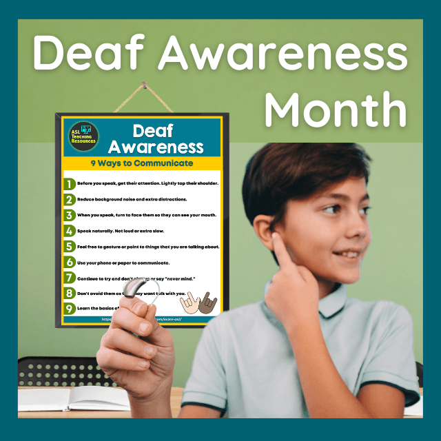 Deaf Awareness Month 2024 Theme - Amanda Sibelle