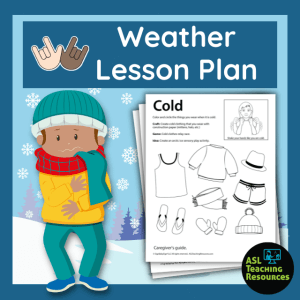 Child shivering in the cold. next to Cold Weather Lessons