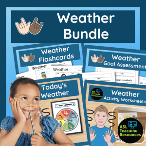 girl looking at weather bundle