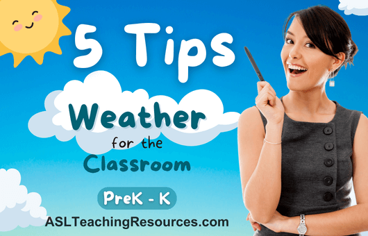 Weather for the classroom prek - k