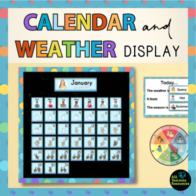 polka dot calendar and weather charts include everything thing you need for your classroom calendar area, pocket and bulletin board labels for your calendar and weather charts and more.