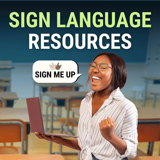 Teaching with Sign Language Resources