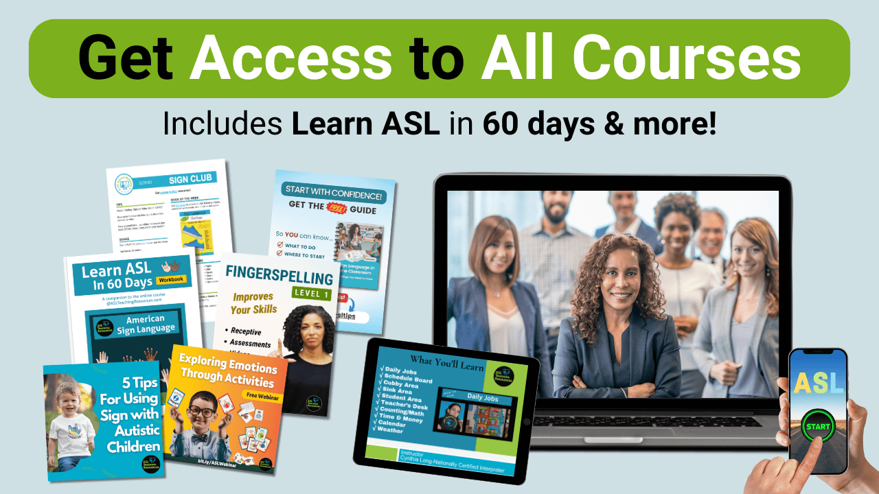Learn ASL Online Course Membership