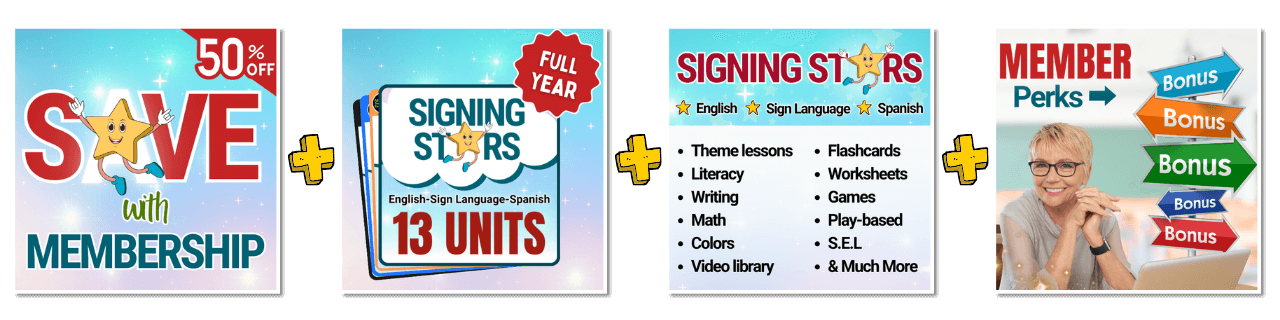 Signing Stars Benefits Landing Page