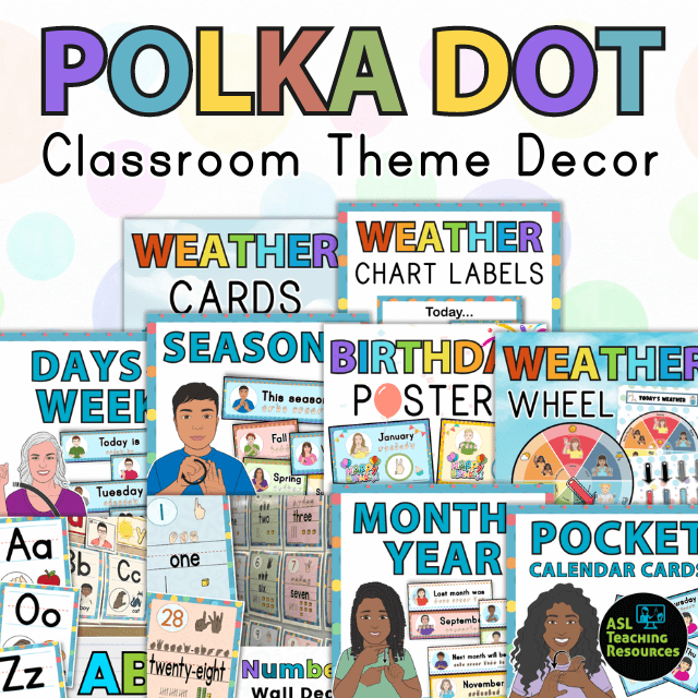 Polka Dot Classroom Theme Decor