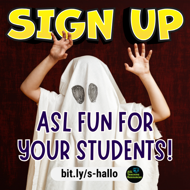 AWOD 2030: Halloween ASL Fun for your Students!