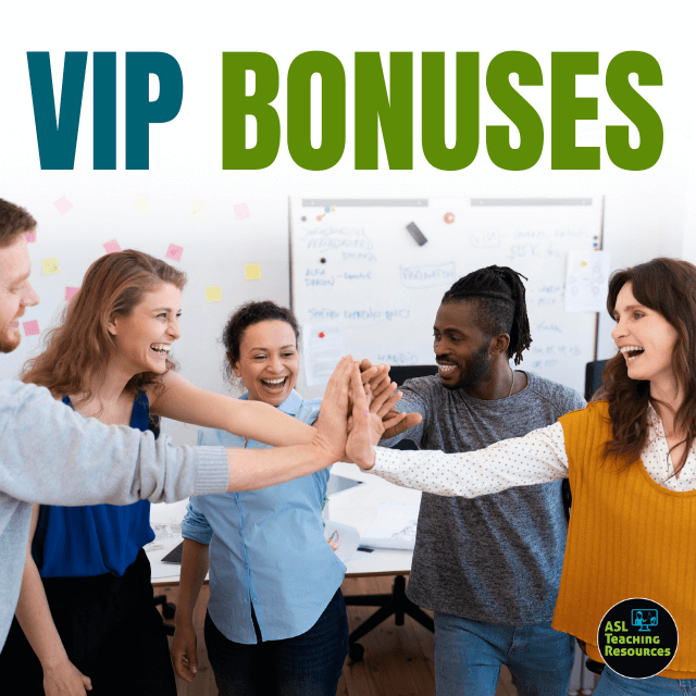 ASL Courses Online VIP Bonuses