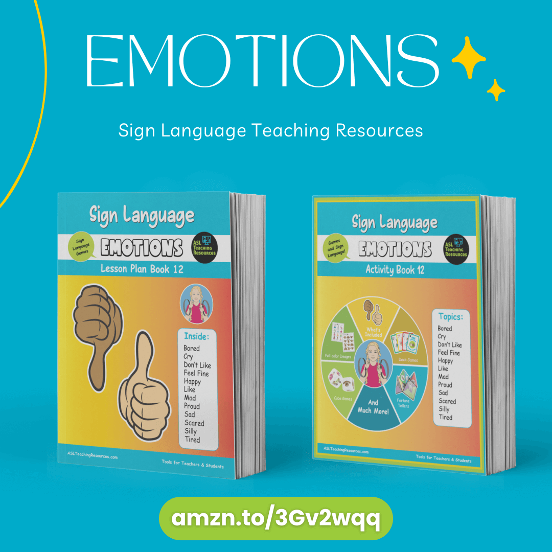 Amazon Emotions Sign Language Teaching Resources Workbooks