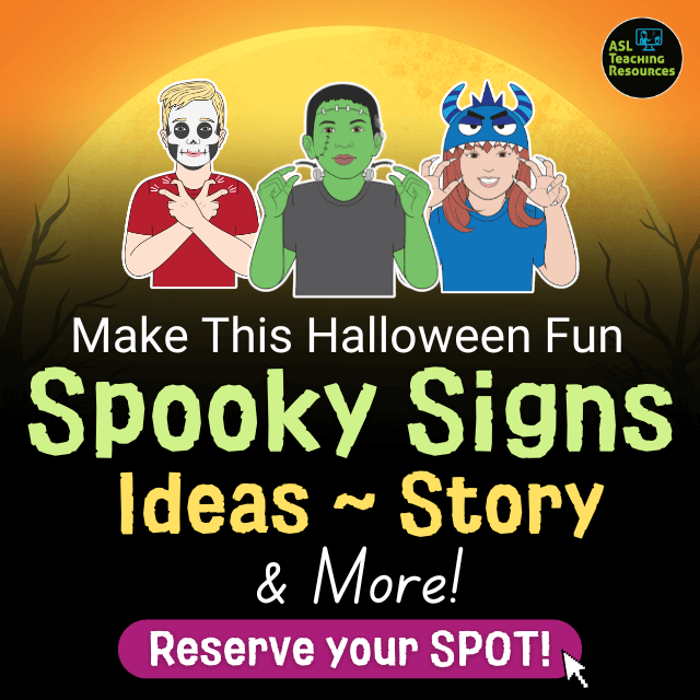 Teaching Halloween Signs Webinar