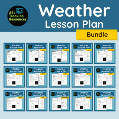 weather lesson plans bundle 14 lesson worksheets and activities